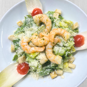 Caesar Salat With Shrimps