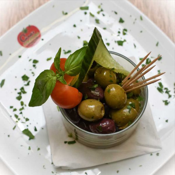 Bowl of Marinated Olives