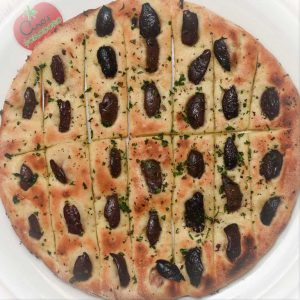 Pizza Bread with Olives